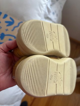 Zapatos Zapato Feroz Amarillos Talla 30