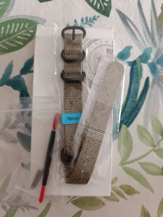 Correas de Reloj de Nylon 18, 20, 22, 24mm