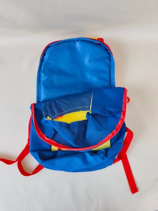 Mochila Crivit infantil azul y amarilla