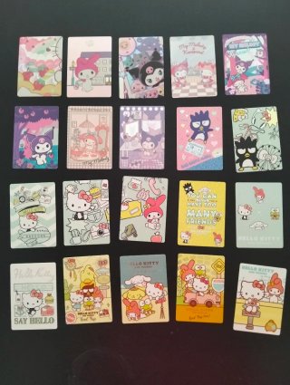 Lote 69 Cartas Hello Kitty and friends