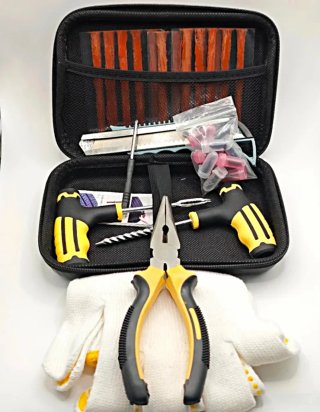 Kit pinchazos para neumáticos moto/coche/quad.