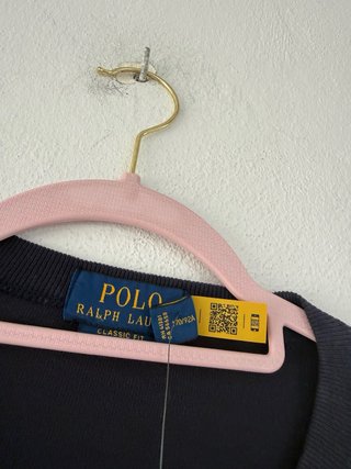 Camiseta Manga Larga Ralph Lauren Azul Talla S
