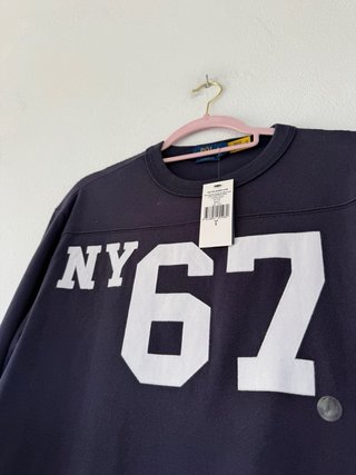 Camiseta Manga Larga Ralph Lauren Azul Talla S