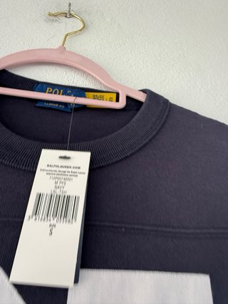 Camiseta Manga Larga Ralph Lauren Azul Talla S