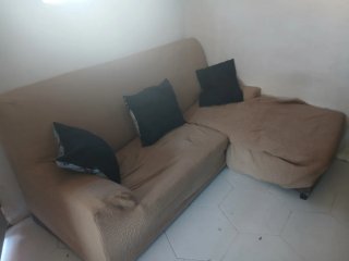 Sofá Chaise Longue Beige