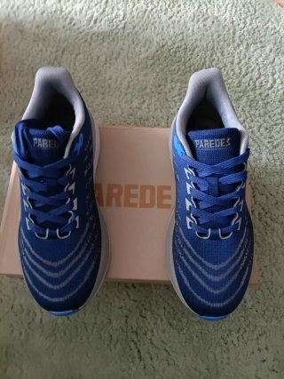 Zapatillas deportivas Paredes azules y grises