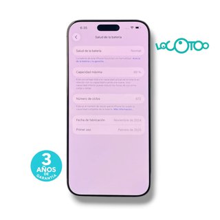APPLE IPHONE 16 PRO MAX 8GB 512GB 89% BATERIA