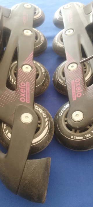 Patines en línea Oxelo Active Fit 3, talla 40.