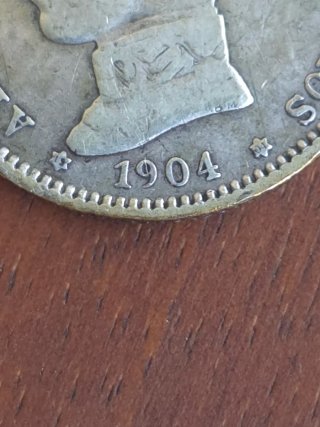 Peseta Alfonso XIII 1904