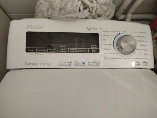 Lavadora haier carga superior