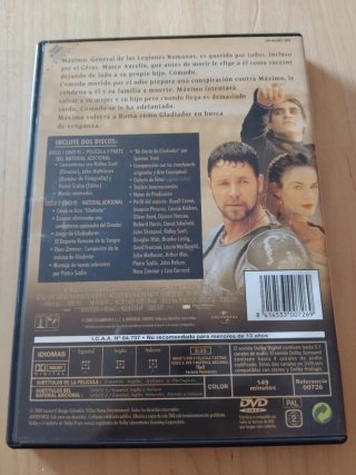 DVD Gladiator El Gladiador Ridley Scott