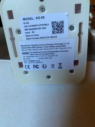 Cámara de vigilancia XEGA 3G/4G LTE