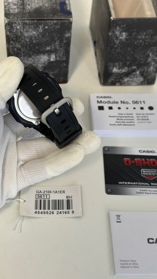 Reloj negro Casio G-Shock GA-2100-1AER