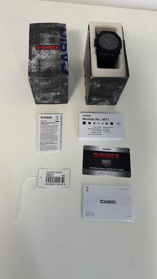 Reloj negro Casio G-Shock GA-2100-1AER