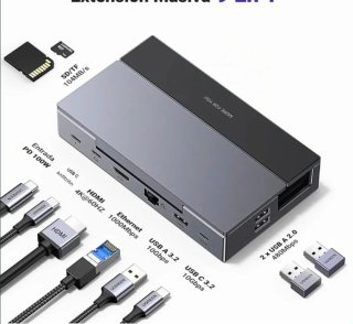 UGREEN Estación Acoplamiento USB-C 6 en 1