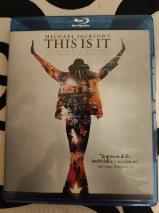 Blu-ray Michael Jackson's This Is It.