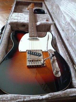 Squier classic vibe telecaster mejorada.