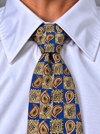 Corbata Vintage Umberto Scolari 100% Seda