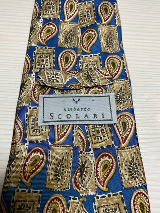 Corbata Vintage Umberto Scolari 100% Seda
