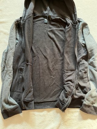 Sudadera con cremallera adidas gris sin estrenar