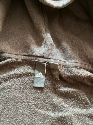 Sudadera con cremallera adidas gris sin estrenar