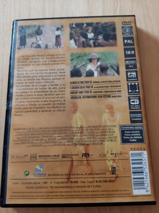 DVD En un lugar de África (Drama)