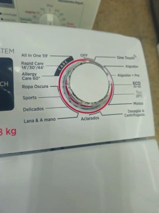 Lavadora Hoover Carga Superior 8kg