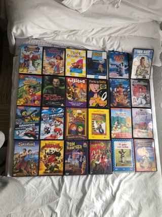 Lote de 24 Películas DVD Animación