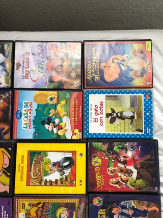 Lote de 24 Películas DVD Animación