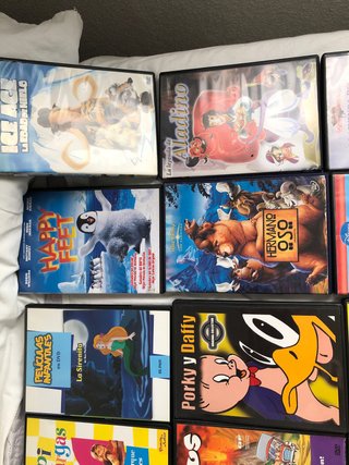 Lote de 24 Películas DVD Animación
