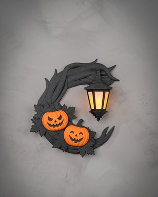 Lámpara Decorativa Halloween Calabazas