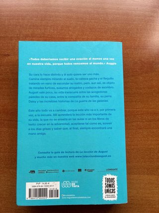 Wonder, La lección de August