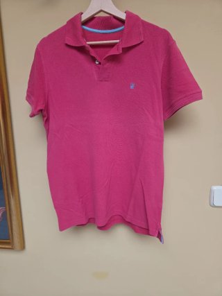 Polo rosa hombre