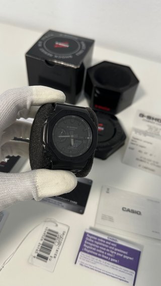 Reloj negro Casio G-Shock GA-2100-1AER