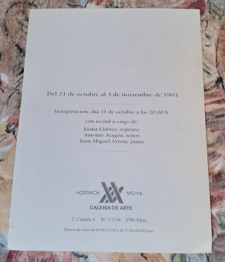 LIBRO ONOFRE PROHENS Y FOLLETO EXPOSICIÓN