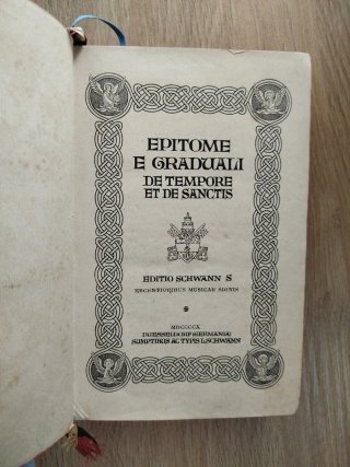 Libro Epitome e Graduate de Tempore et de Sanctis