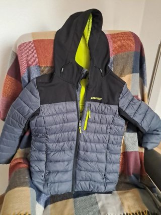 Chaqueta Protest niño gris y negra 152 cms