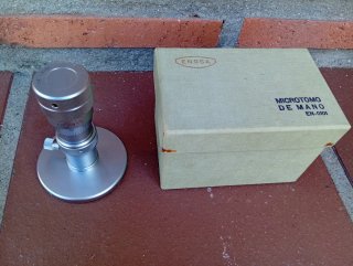 Micrótomo de mano antiguo