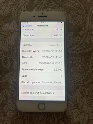 iPhone 7 Plata 32GB + Funda Protectora