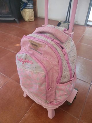 Mochila con Ruedas Privata Rosa