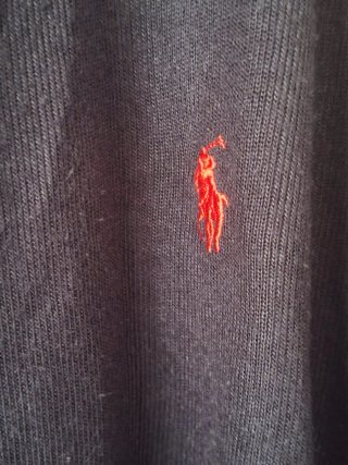 Jersey de Lana Ralph Lauren Negro Talla XL