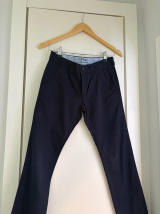 Pantalón vestir niño azul marino
