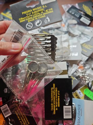 Lote 3 de accesorios para manualidades y bisutería