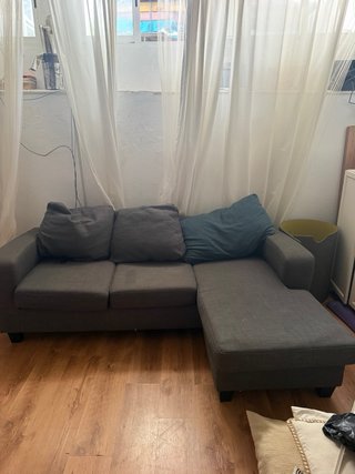 Sofá Chaise Longue azul