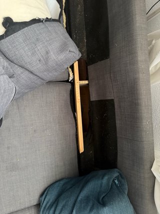 Sofá Chaise Longue azul
