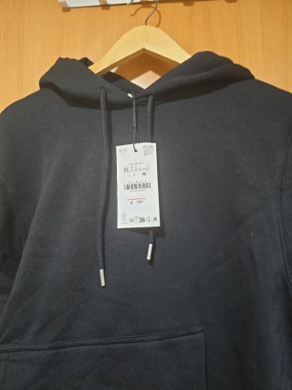 Sudadera MUJER negra capucha