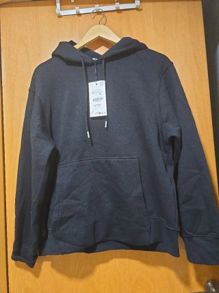 Sudadera MUJER negra capucha