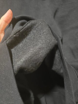Sudadera MUJER negra capucha