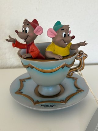 Figura Decorativa Gus y Jack (Cenicienta)
