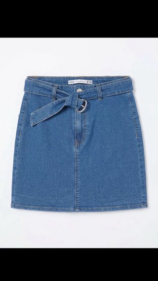 Falda Vaquera Azul Lefties Talla M